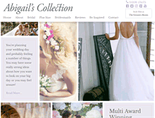 Tablet Screenshot of abigailscollection.co.uk